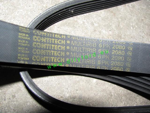 drážkovaný řemen 6PK 2080