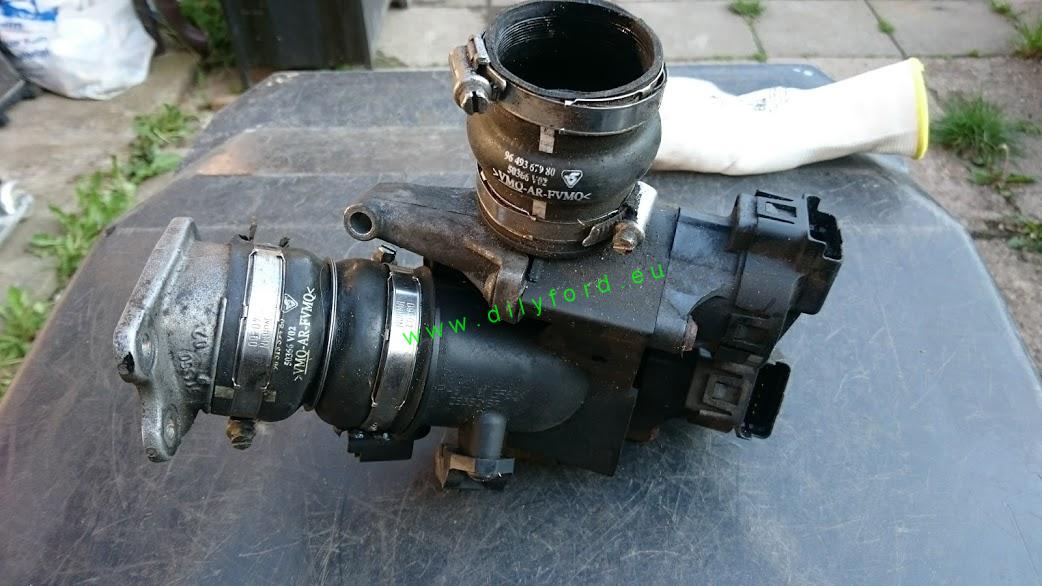 škrtící klapka 1.6TDCI/HDI