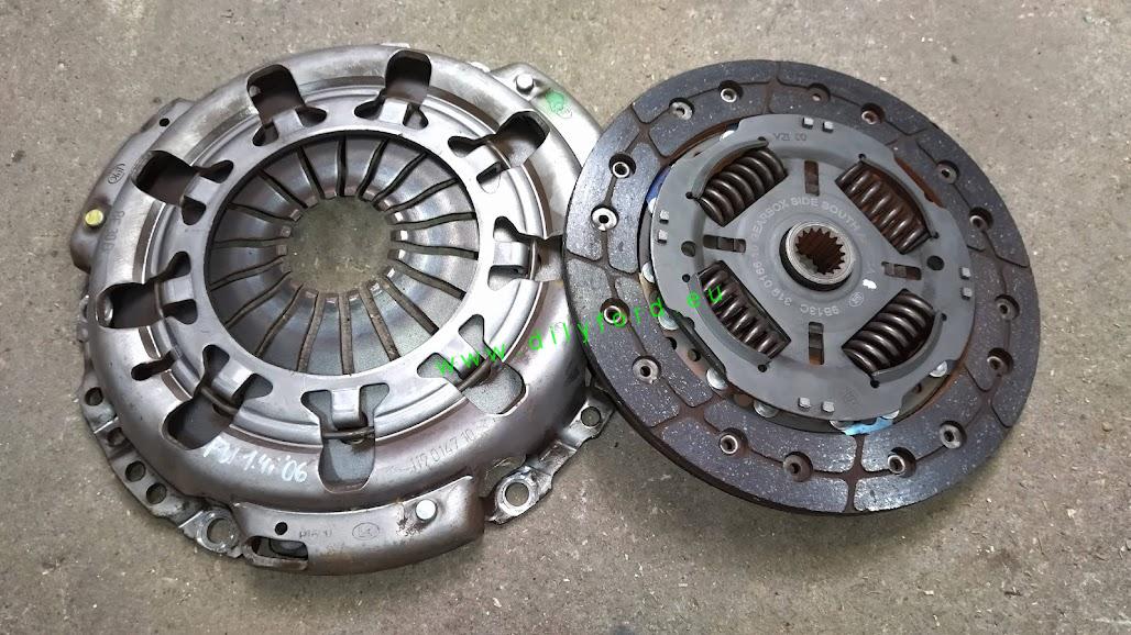 spojka Fusion / Fiesta benzin 3-dílná