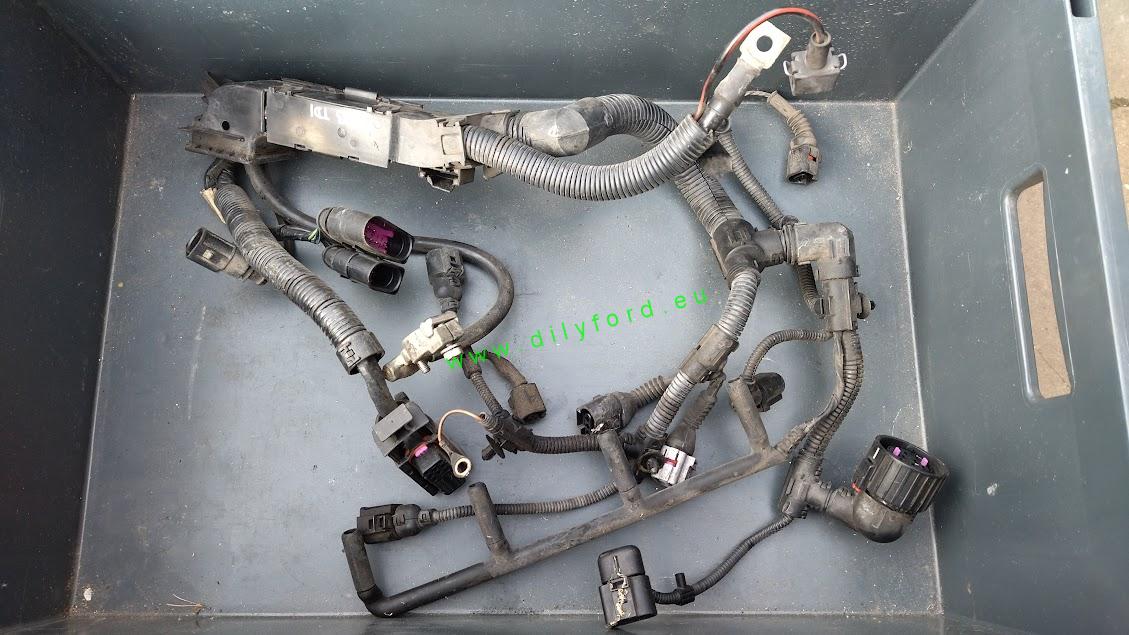 kabeláž motoru Galaxy TDI PD