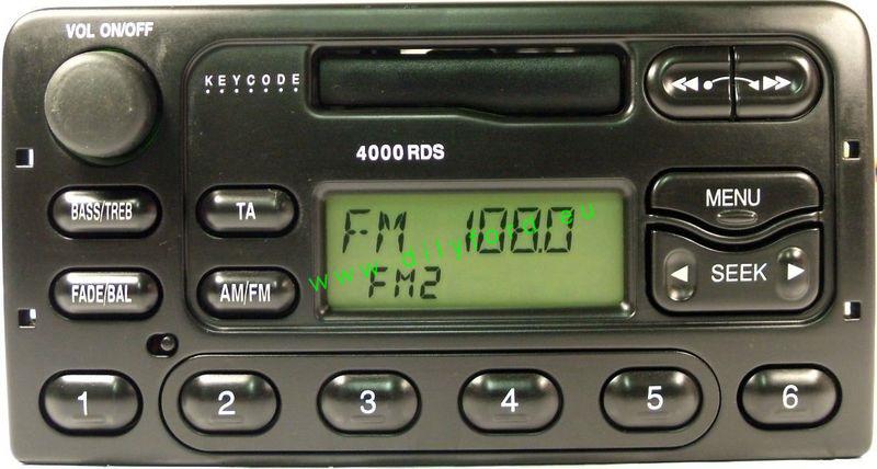 Autorádio Ford 4000 RDS