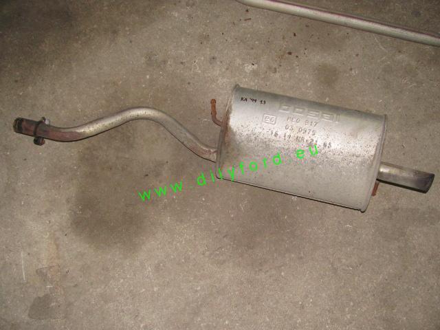 výfuk - zadní díl Ka 1.3 44kW 1999