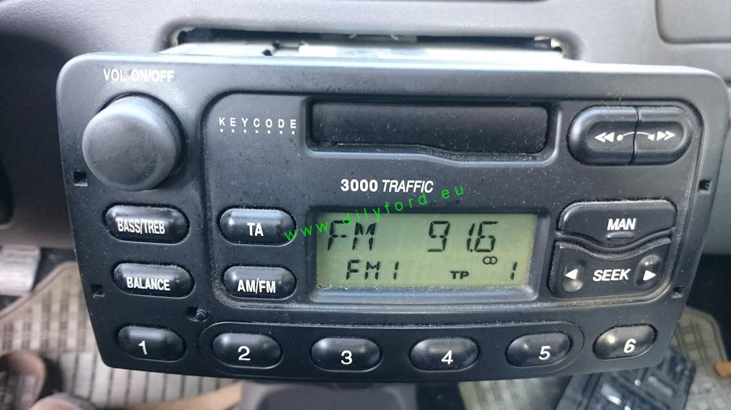 Autorádio Ford 3000 Traffic