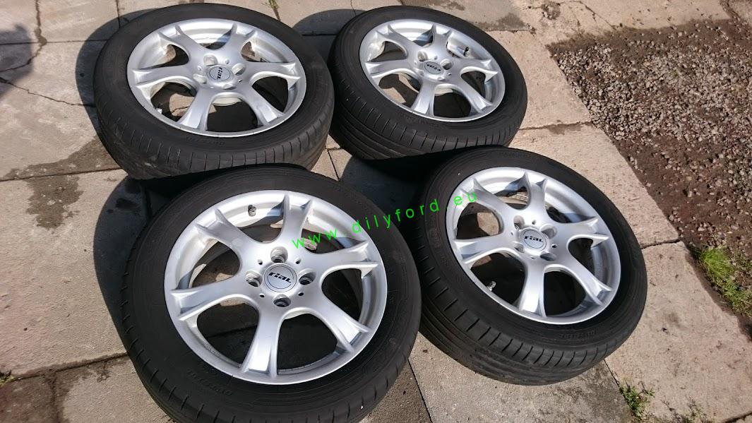 alu kola 4x108 6,5x16 ET42 Rial + pneu