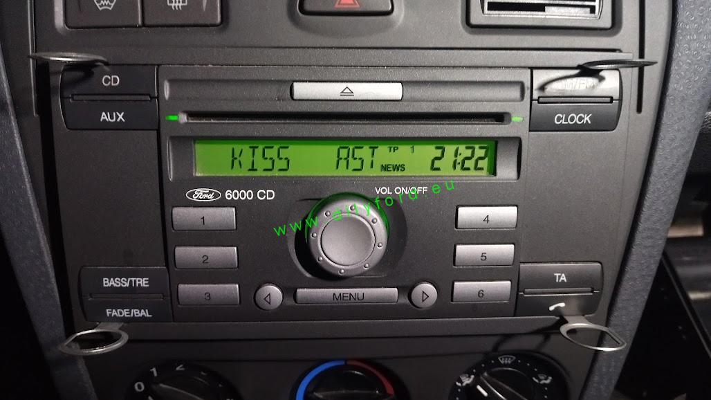 Autorádio Ford 6000CD FDB200