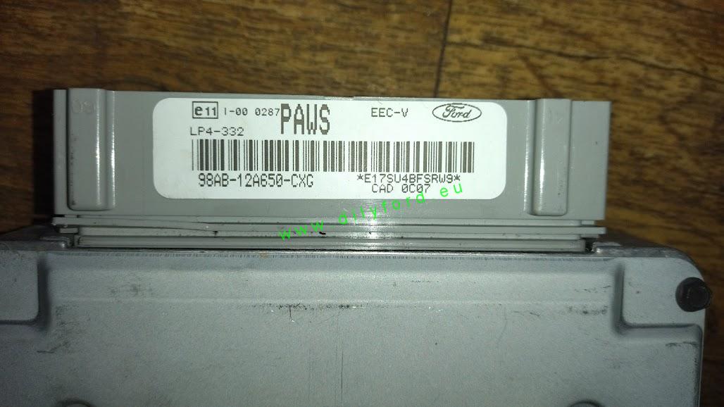 řídící jednotka motoru 1.6i Focus PAWS