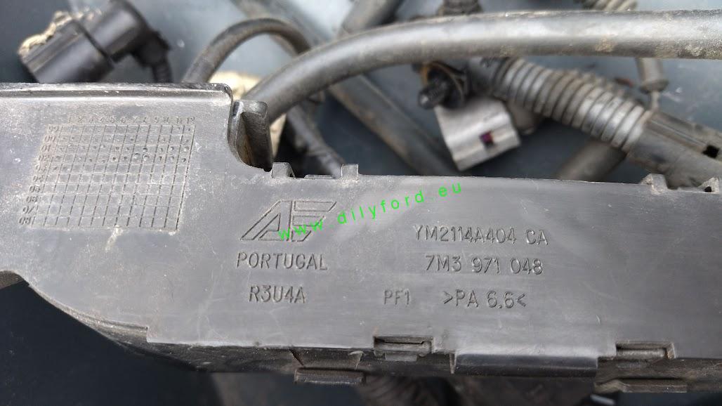 kabeláž motoru Galaxy TDI PD