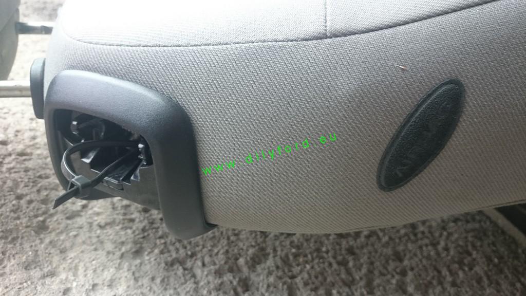 sedačka spolujezdce Fiesta V 3D 