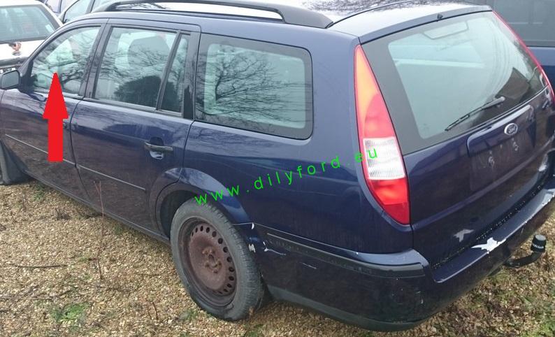 sklo LP dveří Mondeo III 