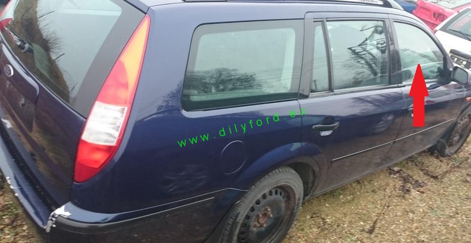 sklo PP dveří Mondeo III 