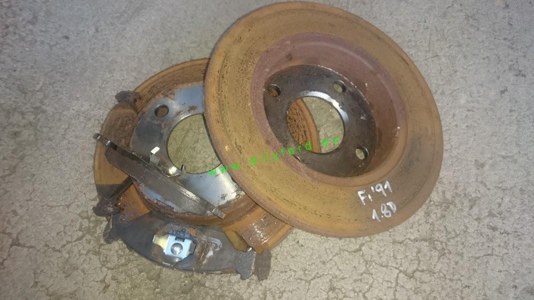 destičky přední Fiesta III 1.8D 1991