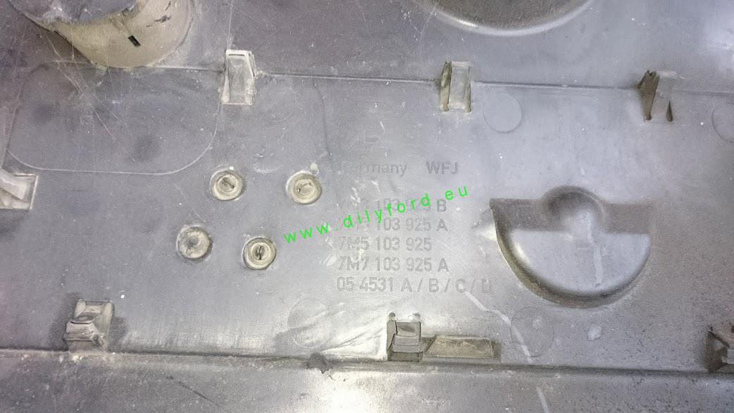 kryt motoru TDI PD Sharan, Galaxy