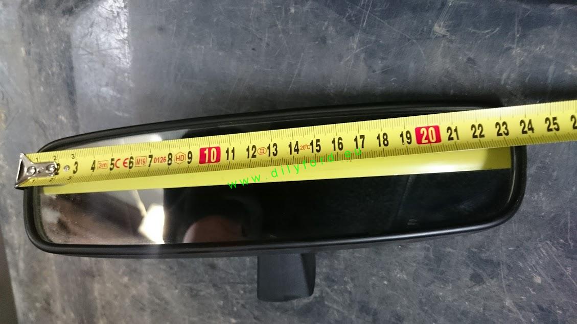 zpětné zrcátko vnitřní - nasouvací