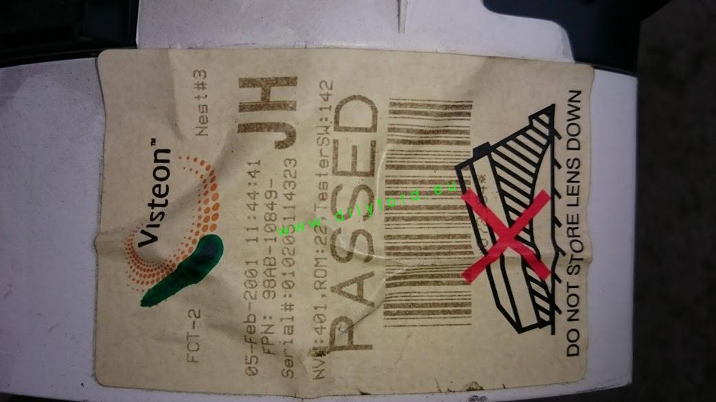 budíky Focus I 98AB10849JH