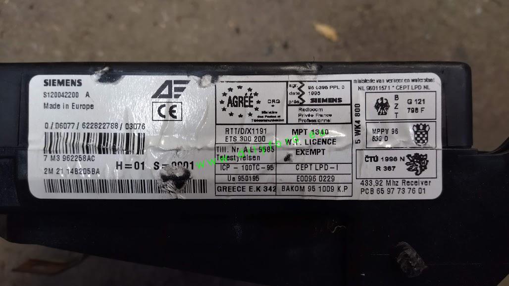 komfortní jednotka Galaxy 03 7M3962258AC