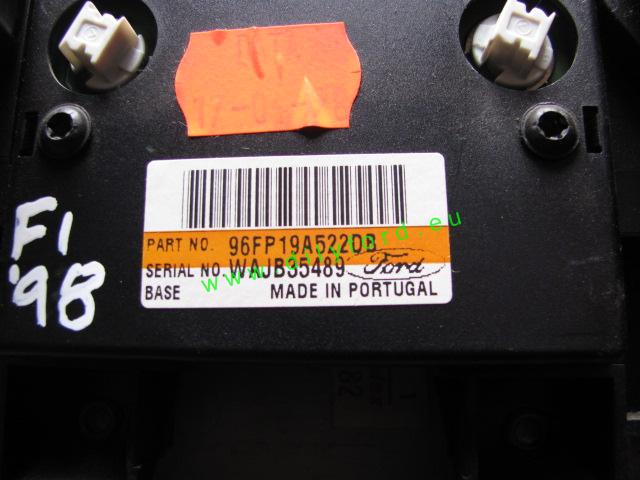 ovladač topení Fiesta IV