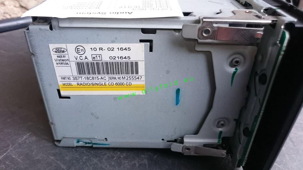 Autorádio Ford FD6000CD