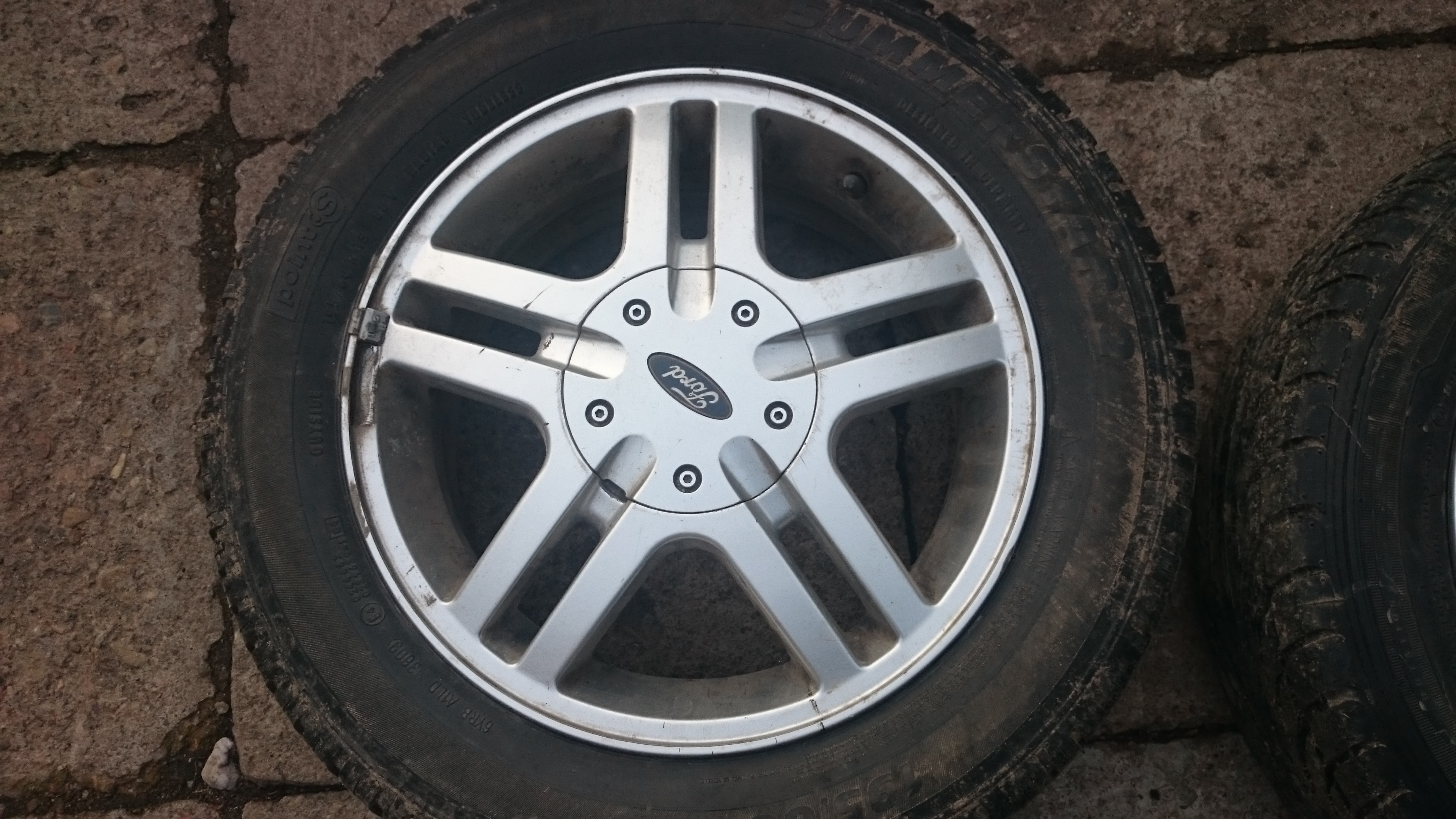 15" Alu 4x108 + letní pneu 195/60