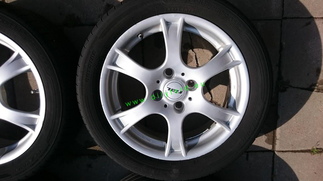 alu kola 4x108 6,5x16 ET42 Rial + pneu