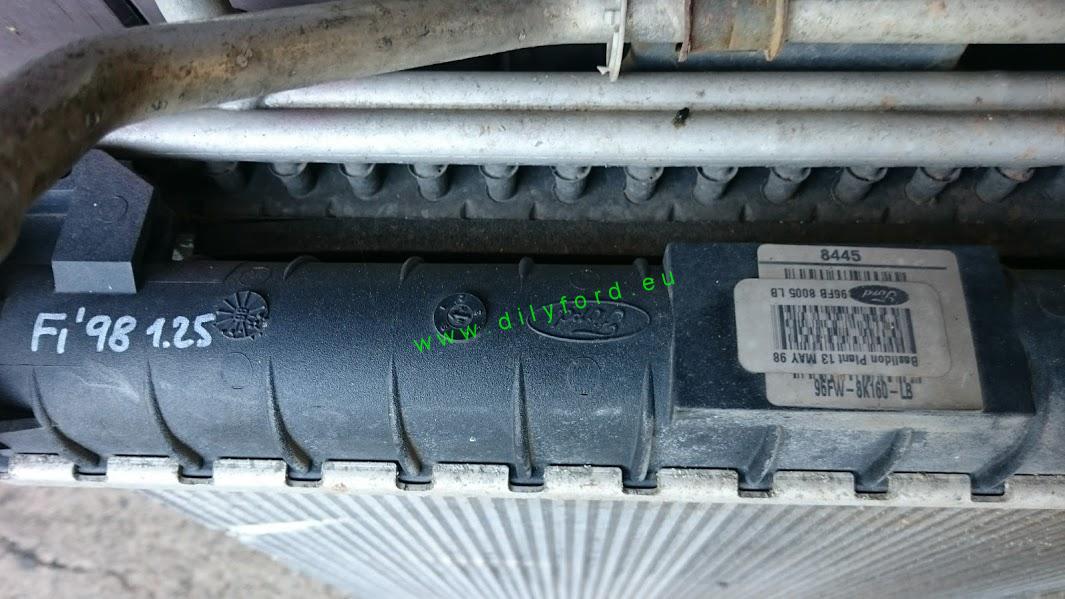 chladič vody + AC Fiesta IV (16V)