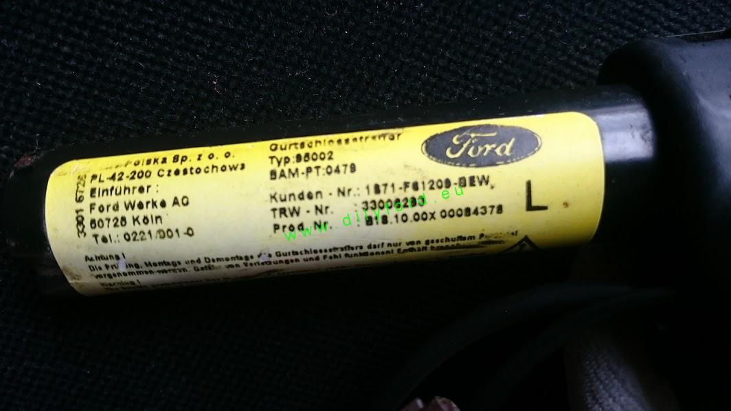 předpínač L pásu řidiče Mondeo III