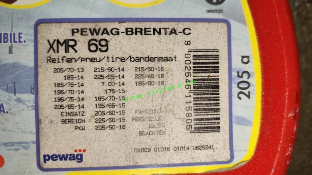 Sněhové řetězy Pewag 195/65R15