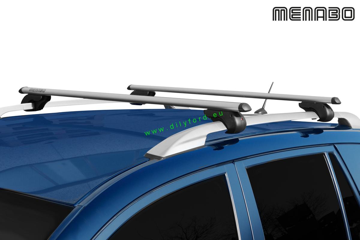 Alu střešní nosič - příčníky MENABO-BRIO zamykací 120cm