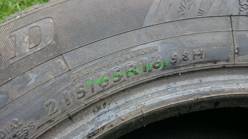 215/65 R16 Dunlop 4D zimní 1x