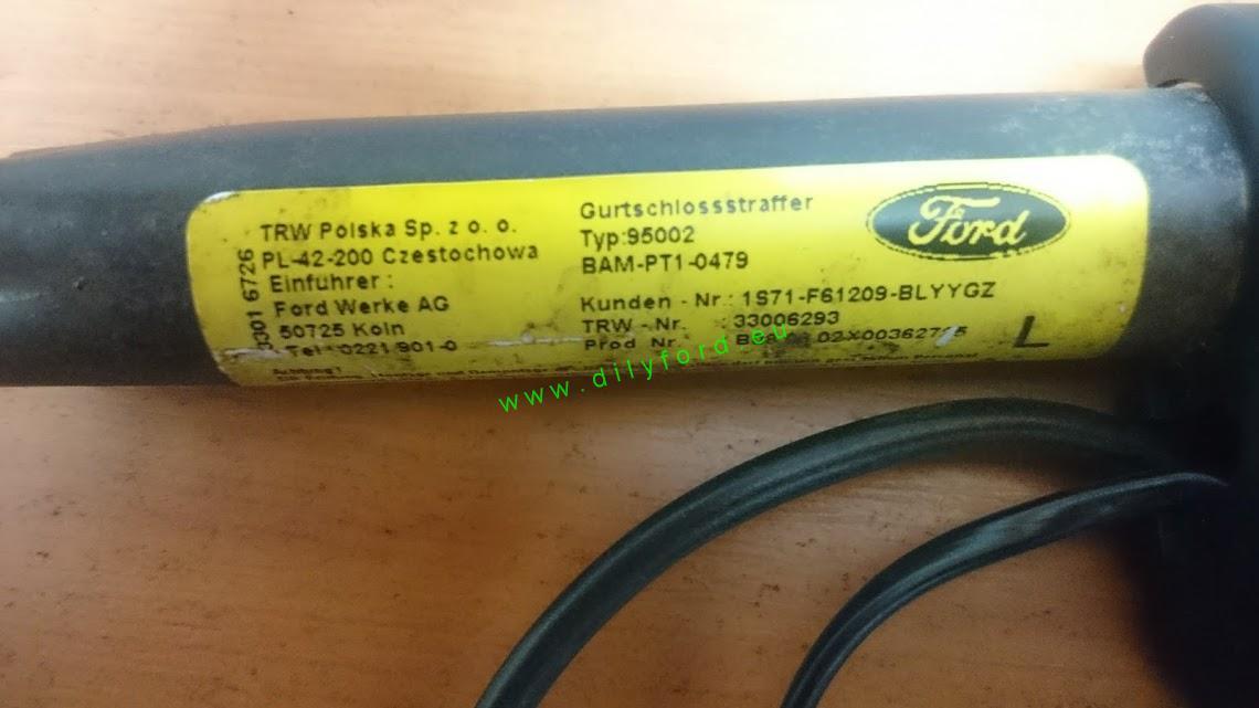 předpínač L pásu řidiče Mondeo III