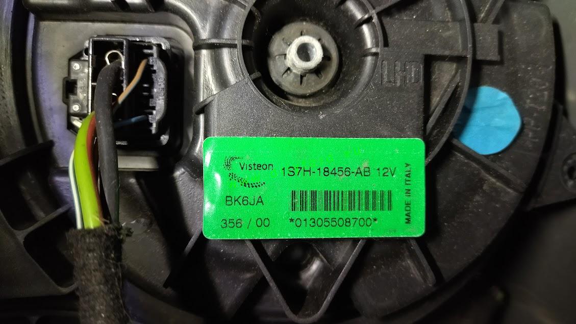 ventilátor topení Mondeo III digiklima 4pin