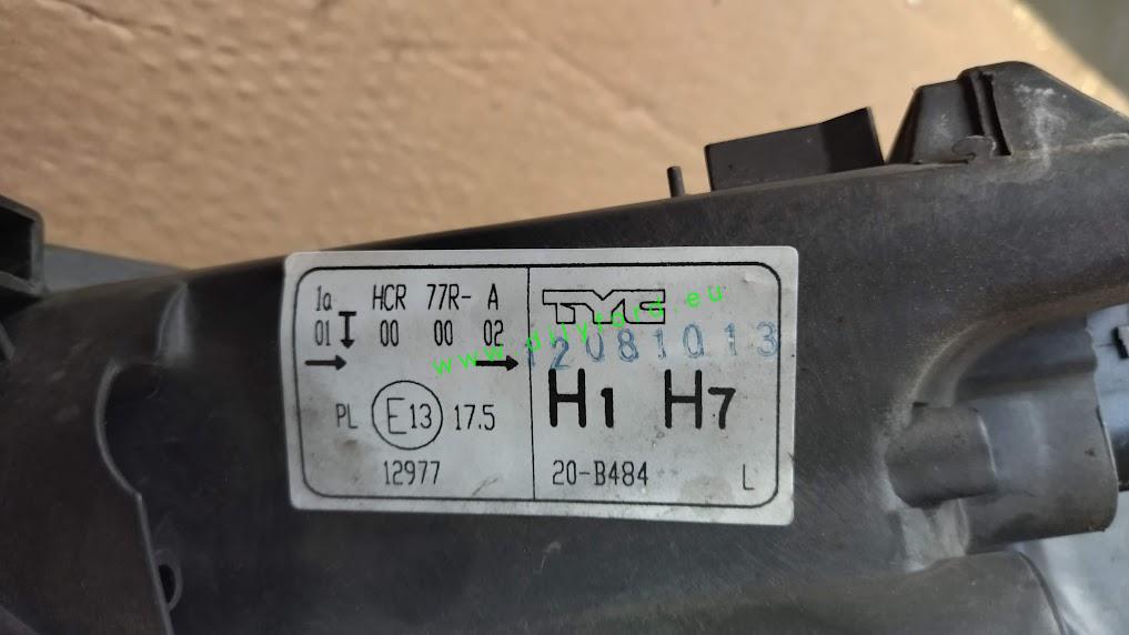 levé přední světlo Focus II 2008-2011