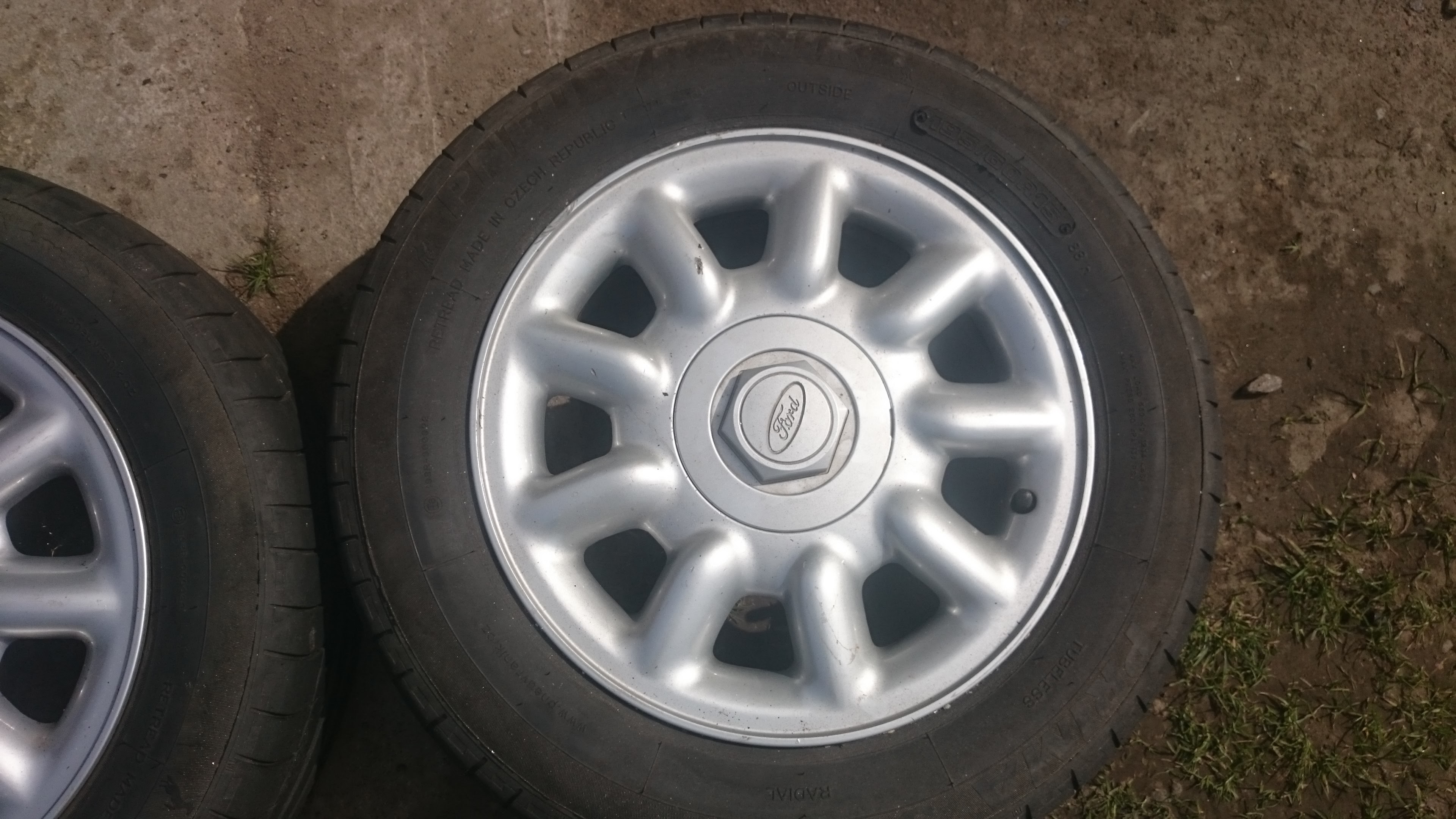15" Alu 4x108 + letní pneu 195/60