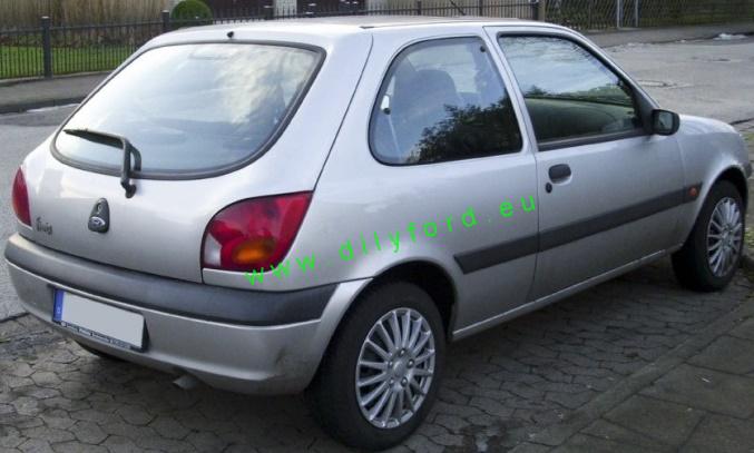 vyklápěcí zadní boční skla Fiesta Mk4 3D