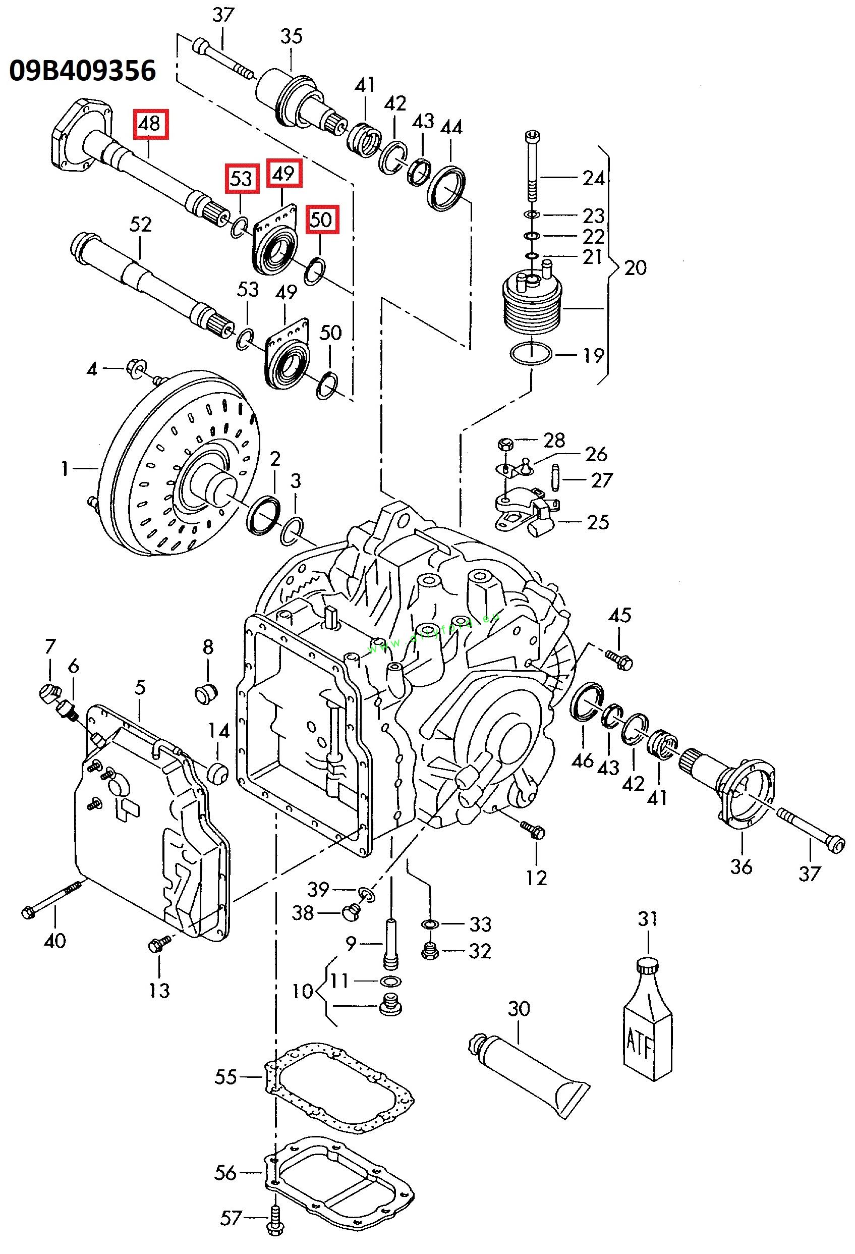 prodloužení poloosy Sharan 01 automat