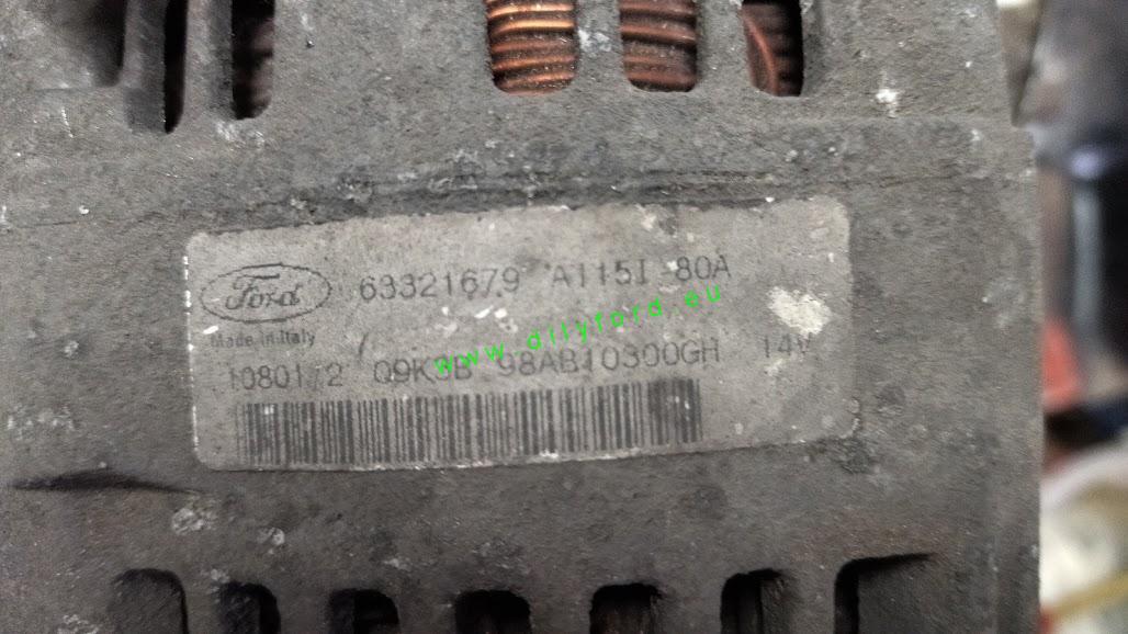 alternátor  Focus I ( 1.4i - 1.6i )