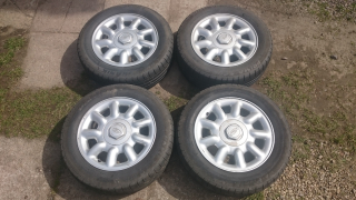 15" Alu 4x108 + letní pneu 195/60
